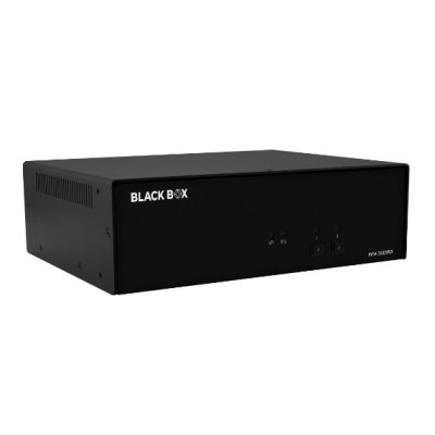 Black Box KVS4-2002HVX Secure KVM Switch, 2-Port, Dual-Monitor, FlexPort HDMI/DisplayPort, CAC